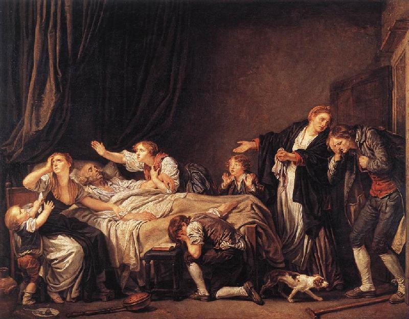 GREUZE, Jean-Baptiste The Punished Son dgs oil painting image